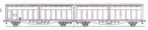 Four-axle wagon, model Hirrs-6