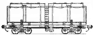 Four-axle tank wagon for milk