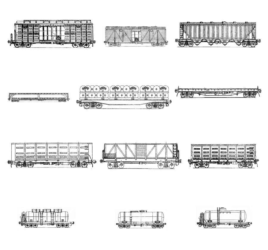Railway-Wagons