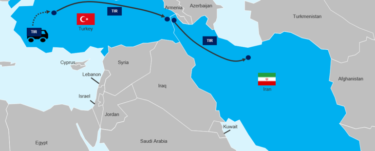 Transit to Turkey via Iran